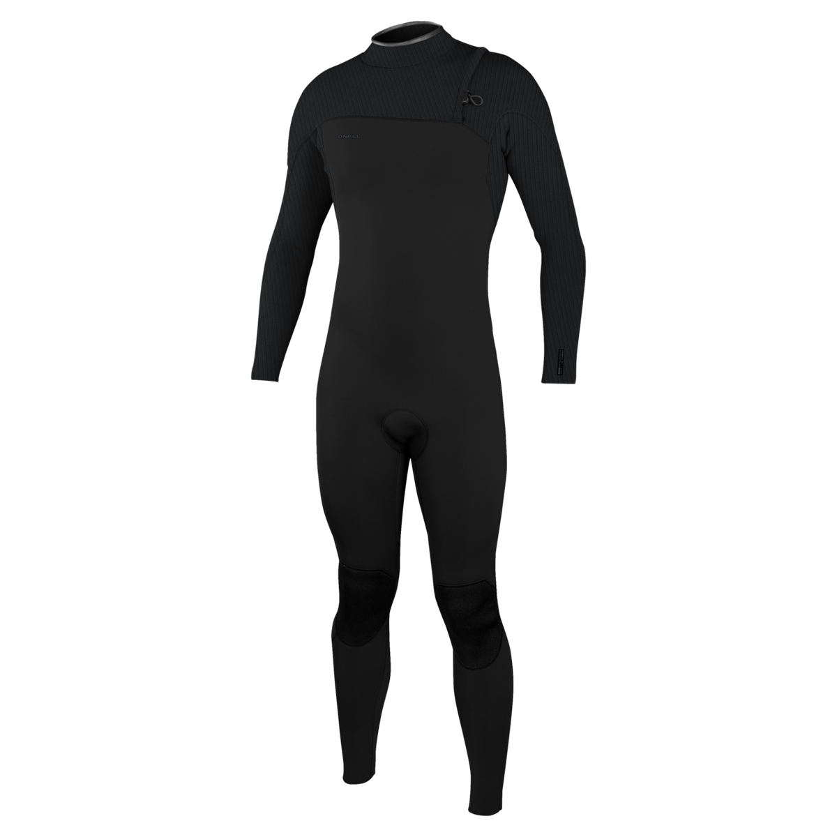 O'Neill Men's Hyperfreak Comp 3/2mm Zipless Full Wetsuit — Black/Black (A00) — front