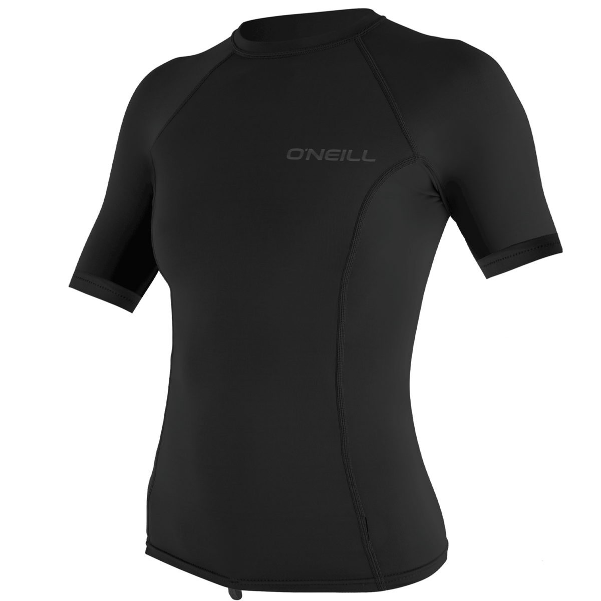 O'Neill Women's Thermo-X Short Sleeve Top — Black (002) — front