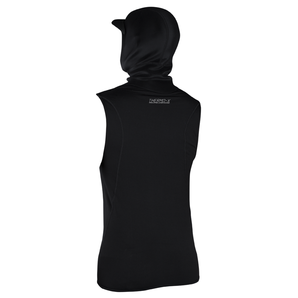 O'Neill Men's Thermo-X Vest w/Neo Hood — Black (002) — additional view