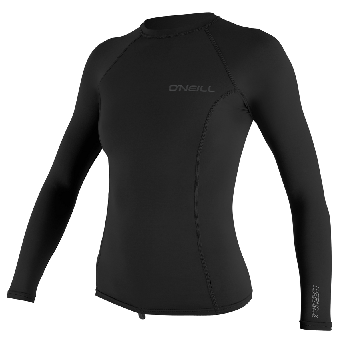 O'Neill Women's Thermo-X Long Sleeve Top — Black (002) — front