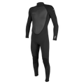 O'Neill Men's Reactor-2 3/2mm Back Zip Full Wetsuit — Black/Black (A00) — front