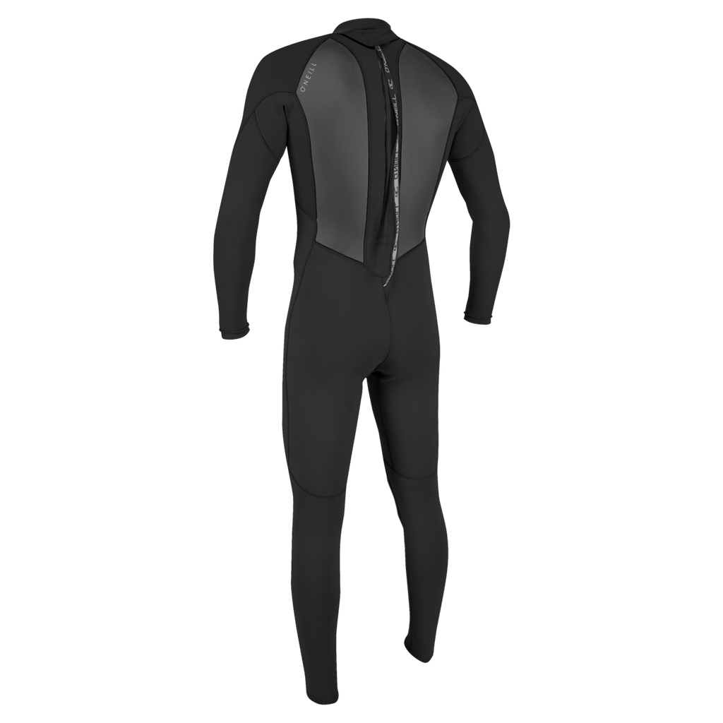 O'Neill Men's Reactor-2 3/2mm Back Zip Full Wetsuit — Black/Black (A00) — additional view