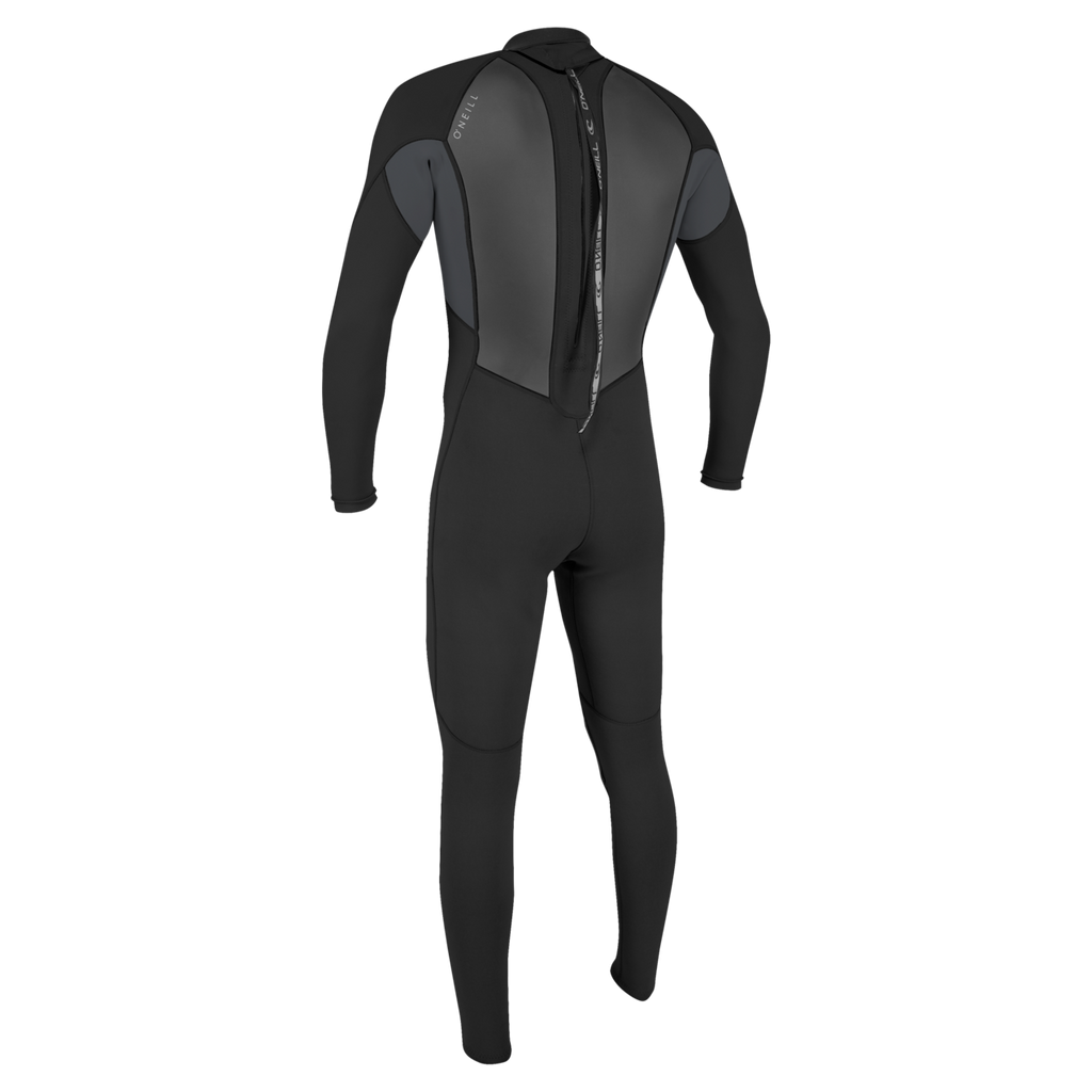 O'Neill Men's Reactor-2 3/2mm Back Zip Full Wetsuit — Black/Graphite (B82) — additional view
