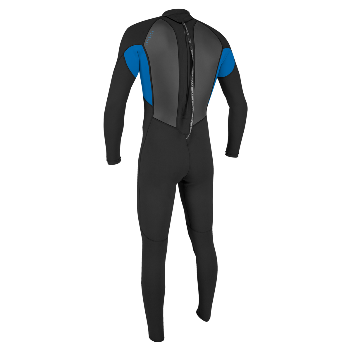 O'Neill Youth Reactor-2 3/2mm Back Zip Full Wetsuit — Black/Ocean (EJ7) — additional view