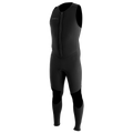 O'Neill Men's Reactor-2 1.5mm Front Zip Sleeveless Full Wetsuit — Black/Black (A00) — front