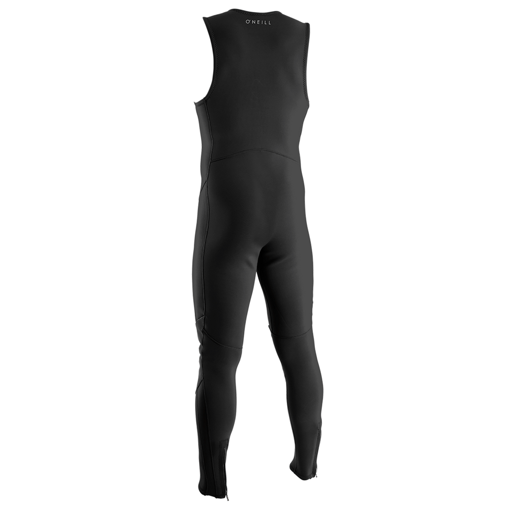 O'Neill Men's Reactor-2 1.5mm Front Zip Sleeveless Full Wetsuit — Black/Black (A00) — additional view