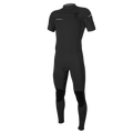 O'Neill Men's Hammer 2mm Chest Zip Short Sleeve Full Wetsuit — Black/Black/Black (A05) — front