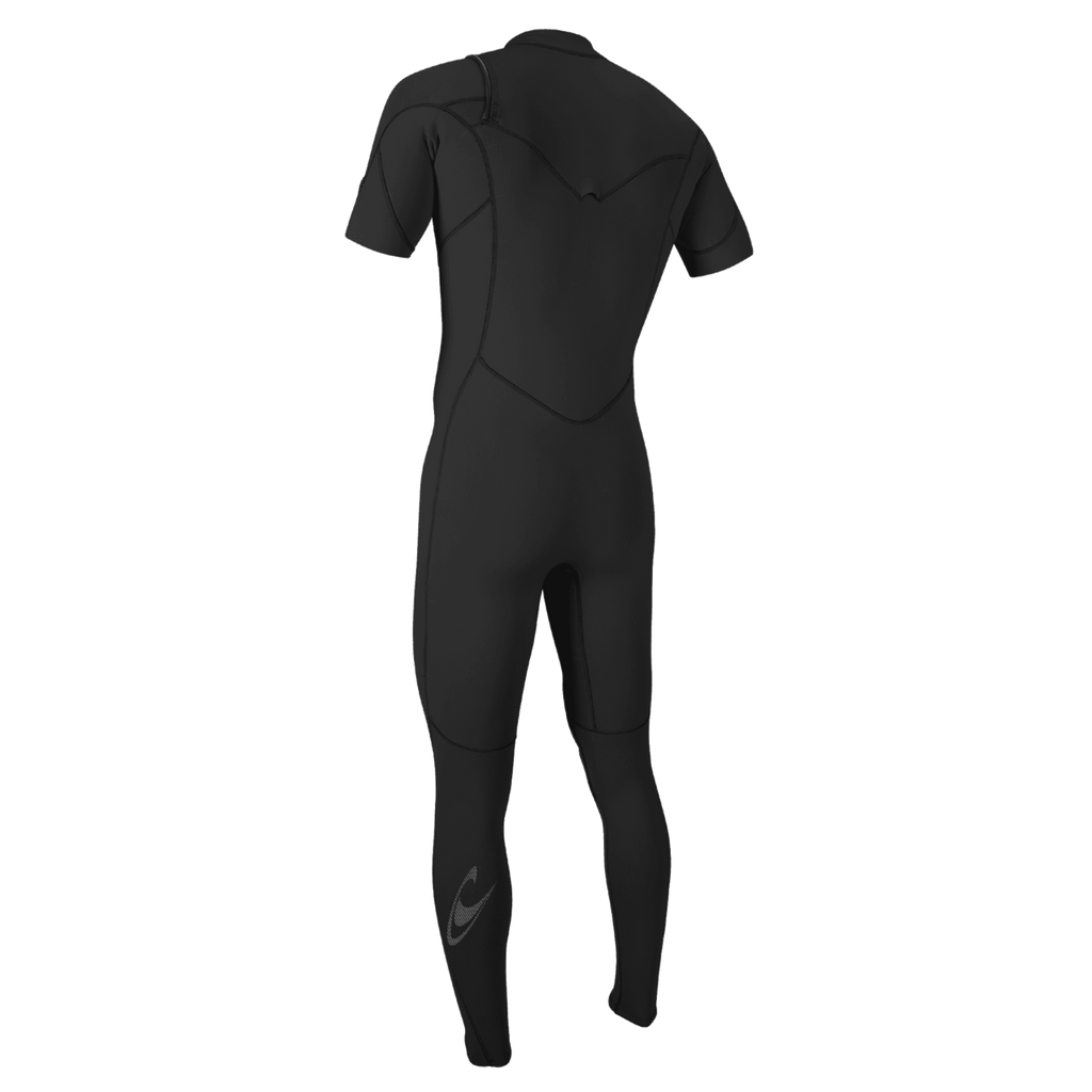 O'Neill Men's Hammer 2mm Chest Zip Short Sleeve Full Wetsuit — Black/Black/Black (A05) — additional view