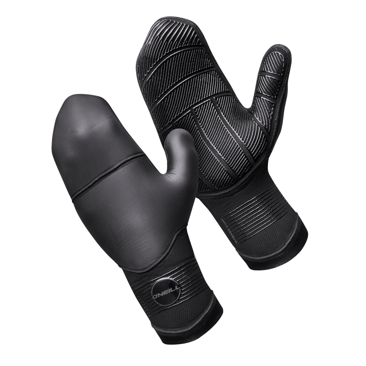O'Neill Psycho Tech 7mm Mittens — Black (002) — front
