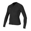 O'Neill Women's Reactor-2 1.5mm Front Zip Jacket — Black/Black (A00) — front