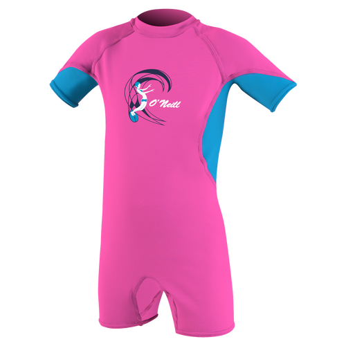 O'Neill Toddler O'Zone UV Spring - Girls — Berry/Sky/White (AI2) — front