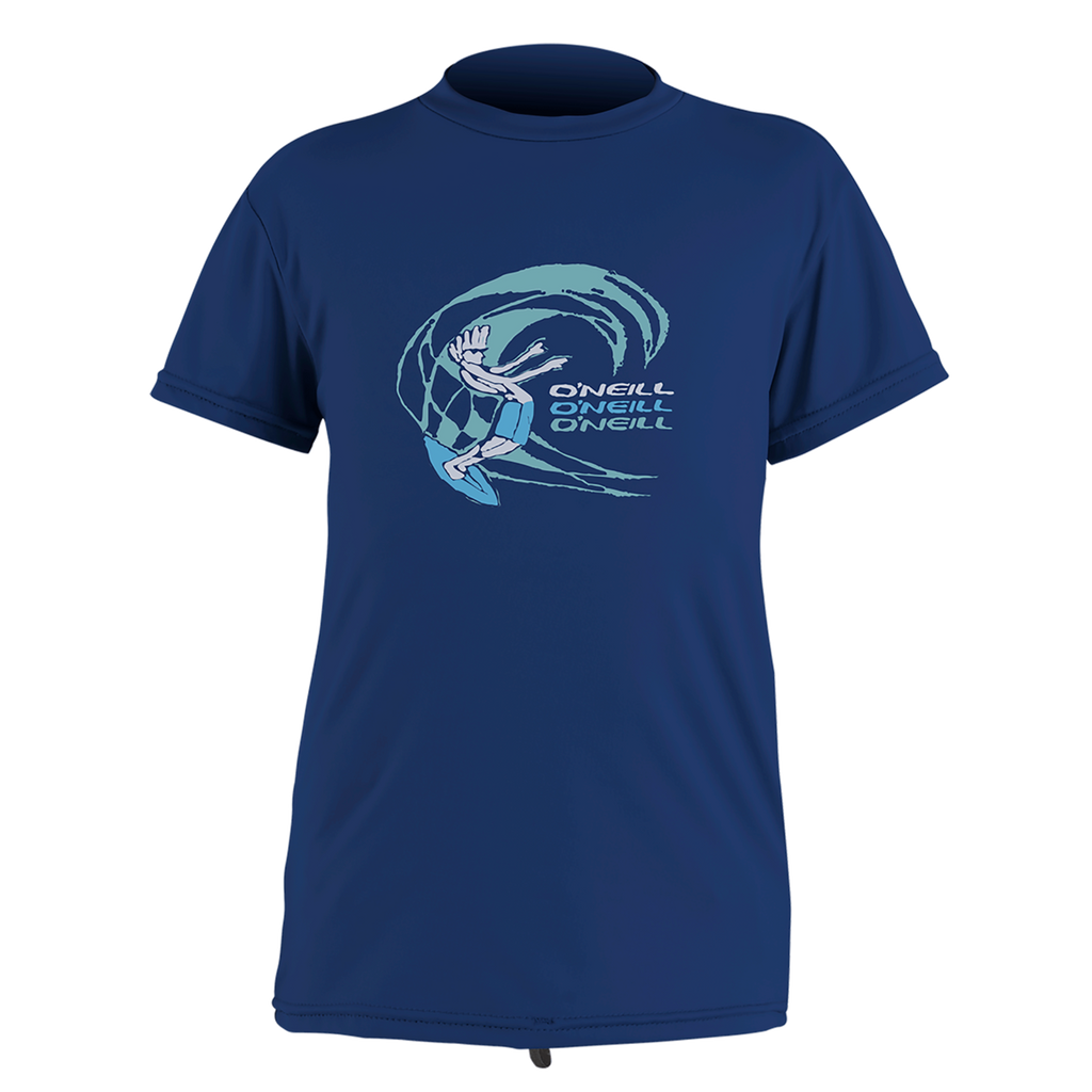 O'Neill Toddler O'Zone Short Sleeve Sun Shirt - Boy — Navy (016) — front