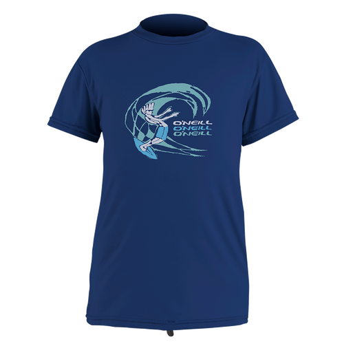 O'Neill Toddler O'Zone Short Sleeve Sun Shirt - Boy — Navy (016) — front