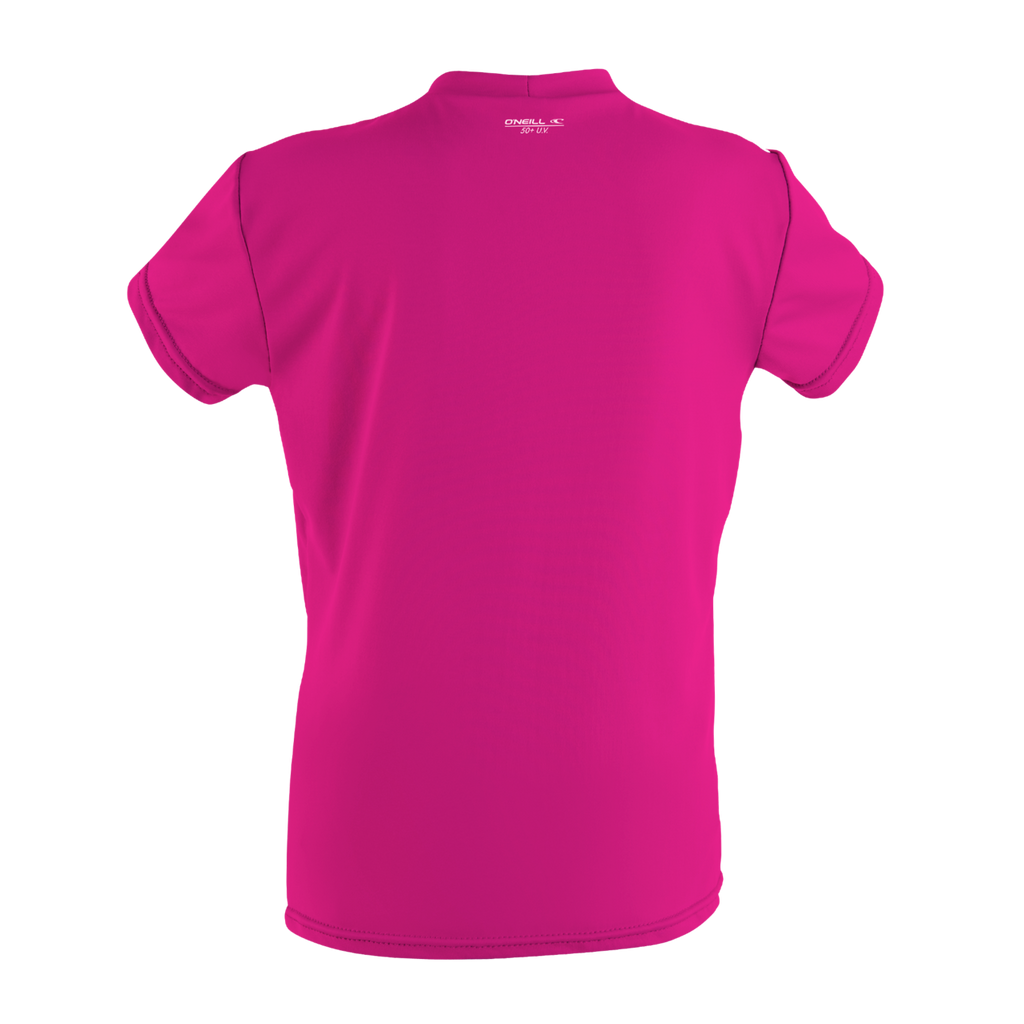 O'Neill Toddler O'Zone Short Sleeve Sun Shirt - Girls — Berry (237) — additional view