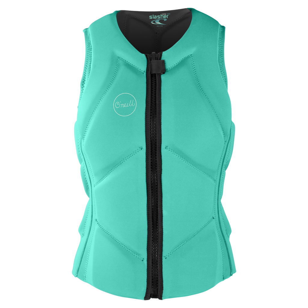 O'Neill Women's Slasher Comp Vest — Hz2 Opal/Graphite (HZ2) — front