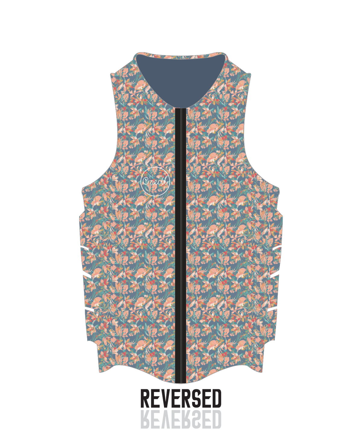 O'Neill Women's Slasher Comp Vest — Copenblue/Paintedtropics (IL4) — additional view