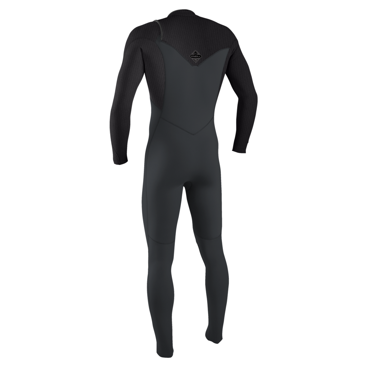 O'Neill Men's Hyperfreak 3/2mm+ Chest Zip Full Wetsuit — Temperedsteel/Graphite (IR8) — additional view