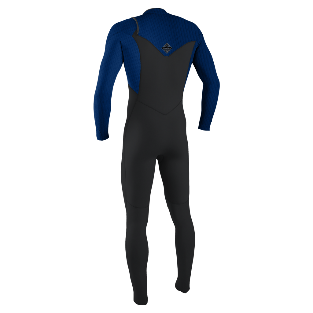 O'Neill Men's Hyperfreak 3/2mm+ Chest Zip Full Wetsuit — Temperedsteel/Twilightblue (IT7) — additional view