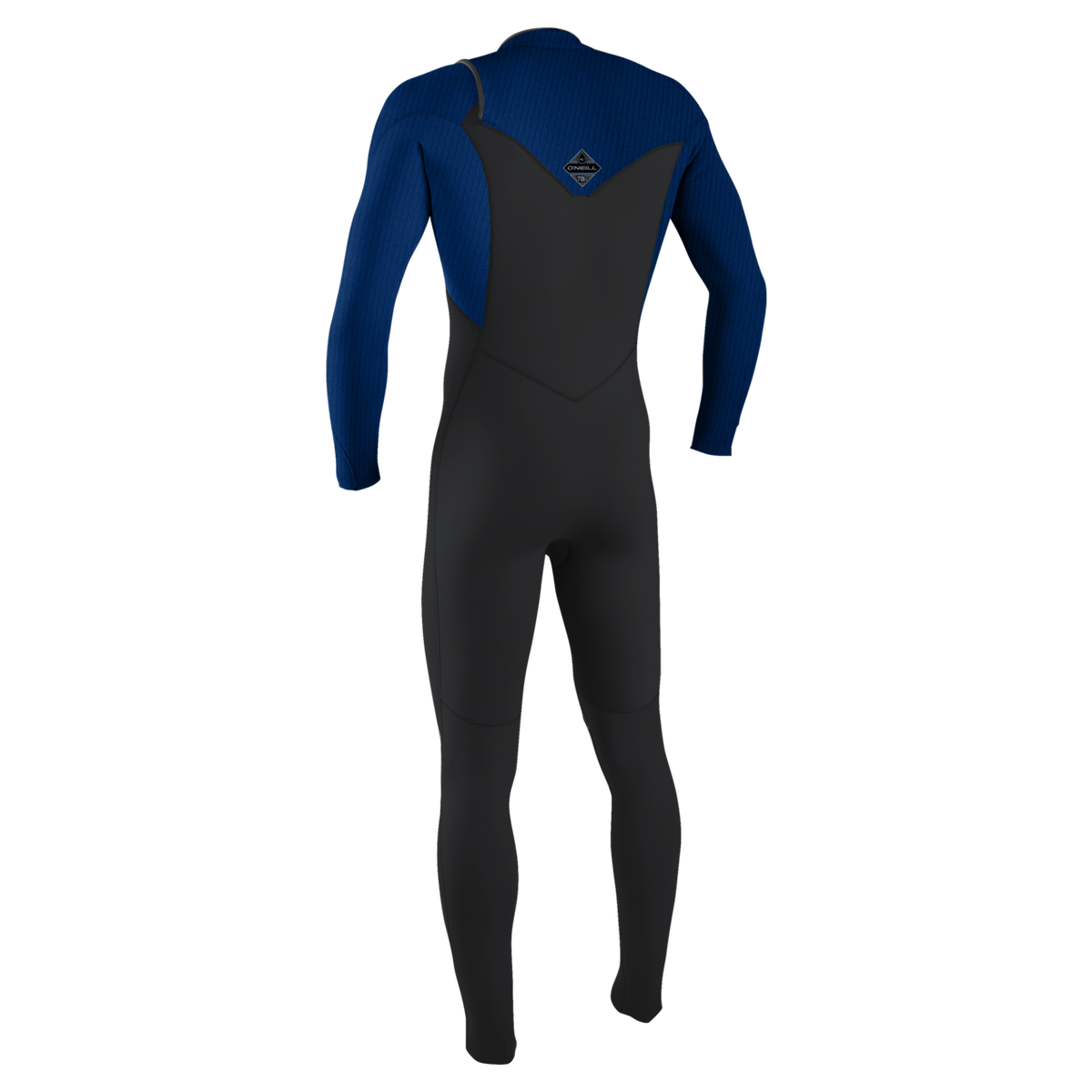 O'Neill Men's Hyperfreak 3/2mm+ Chest Zip Full Wetsuit — Temperedsteel/Twilightblue (IT7) — additional view