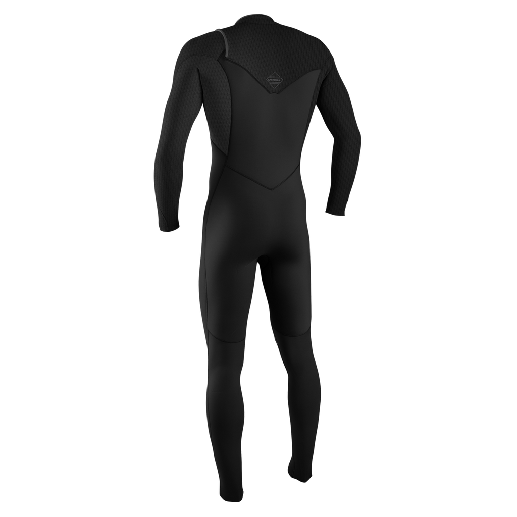 O'Neill Men's Hyperfreak 5/4mm+ Chest Zip Full Wetsuit (Model 5345) — Black/Black (A00) — additional view