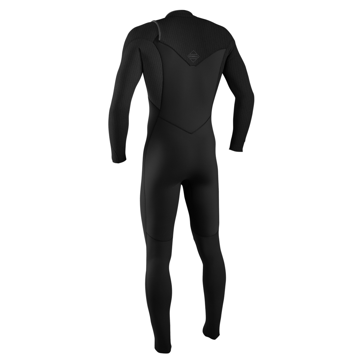 O'Neill Men's Hyperfreak 5/4mm+ Chest Zip Full Wetsuit (Model 5345) — Black/Black (A00) — additional view