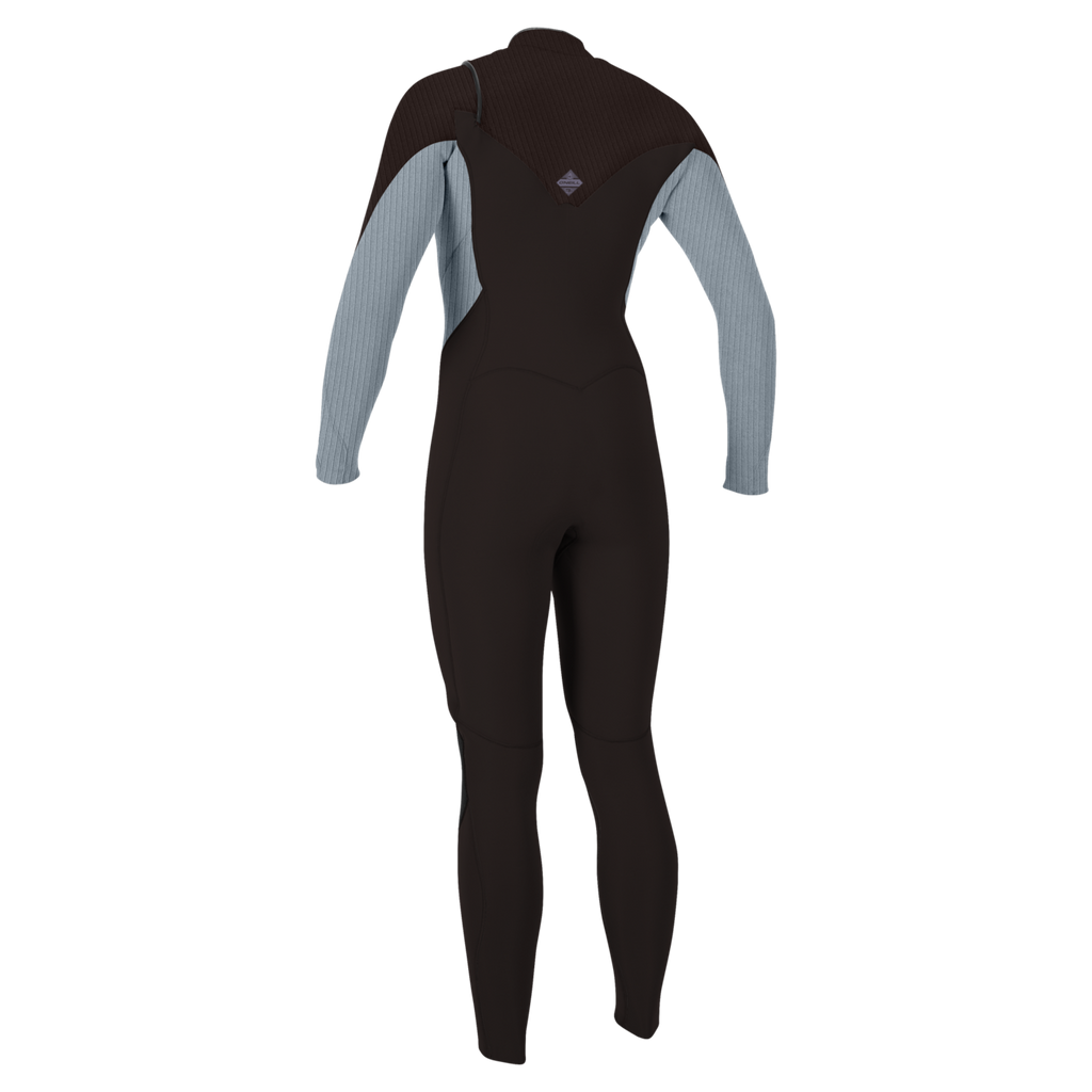 O'Neill Women's Hyperfreak 3/2mm+ Chest Zip Full Wetsuit — Arabica/Tradewinds (IT2) — additional view