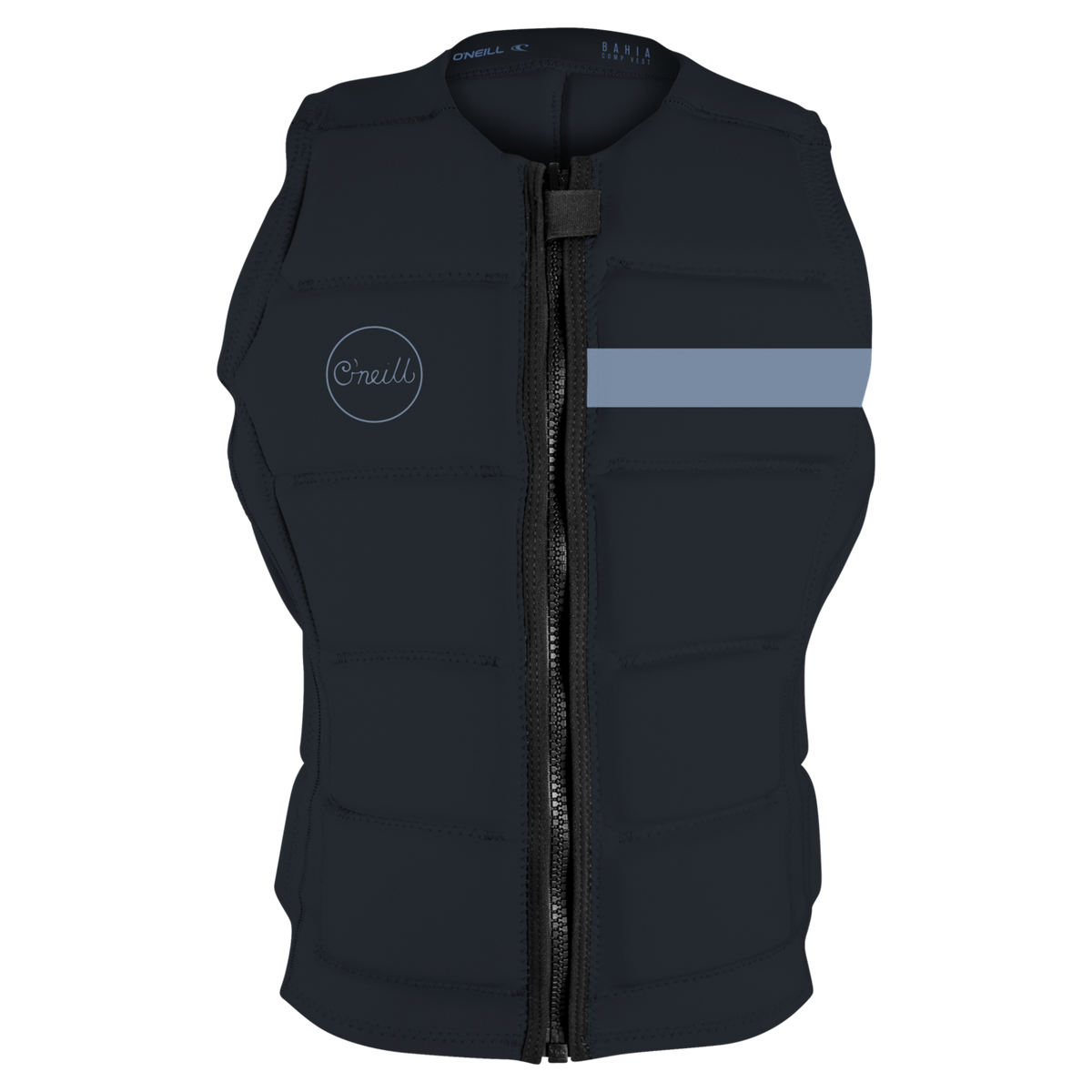 O'Neill Women's Bahia Comp Vest — Carbon/Carbon (IA7) — front