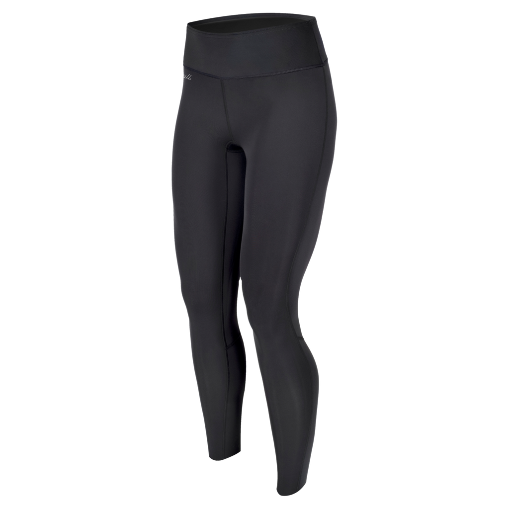 O'Neill Women's Bahia 1.5mm Neoprene Leggings — Black/Black (A00) — front