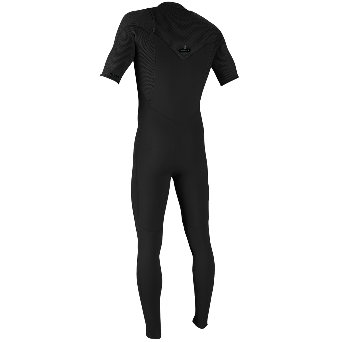 O'Neill Men's Hyperfreak 2mm Chest Zip Short Sleeve Full Wetsuit — Black/Black (A00) — additional view