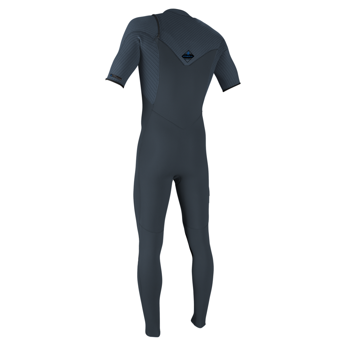O'Neill Men's Hyperfreak 2mm Chest Zip Short Sleeve Full Wetsuit — Darkorion/Copenblue (IK9) — additional view