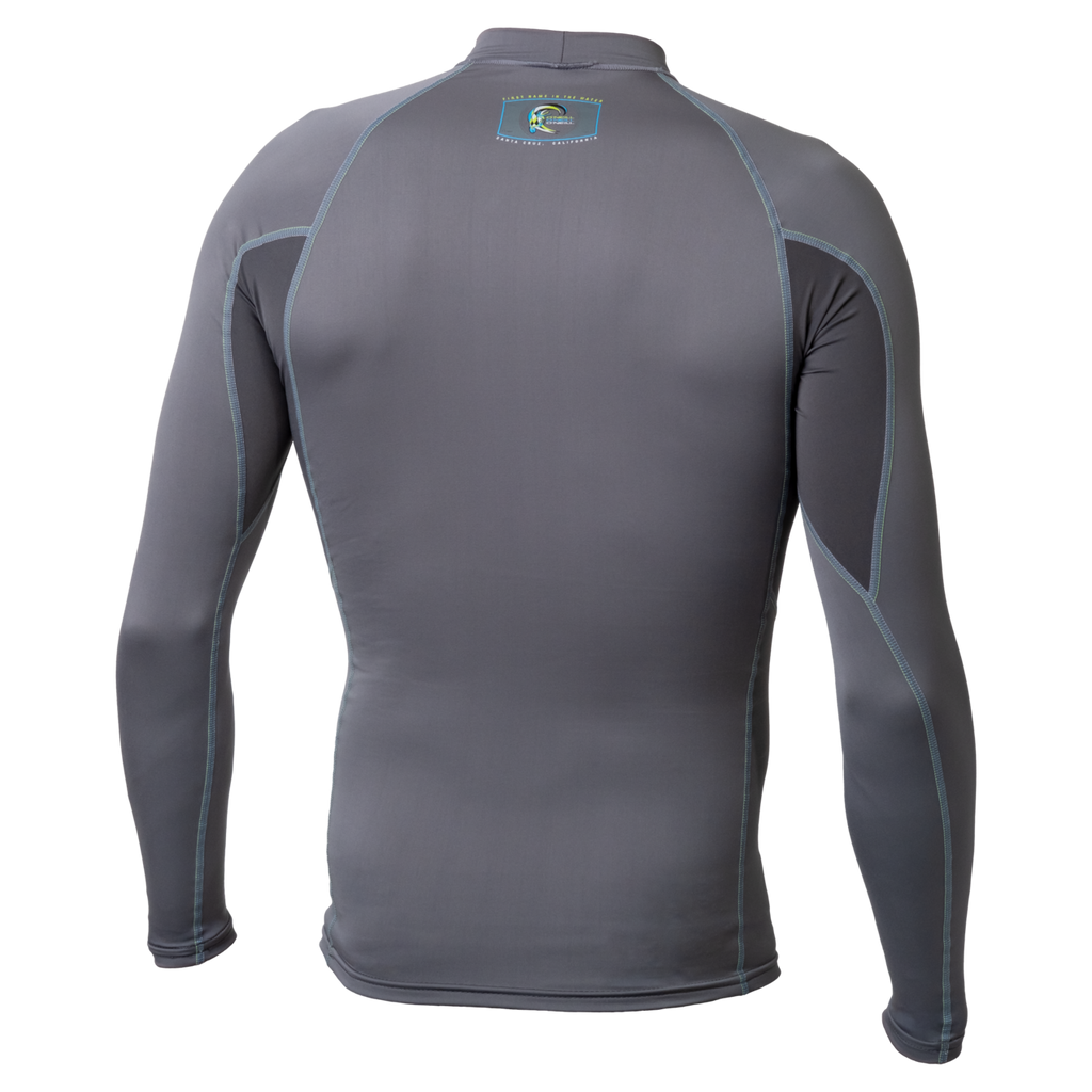 O'Neill Men's Trvlr Graphic Skins Long Sleeve Rash Guard — Smk/Grp/Smk:Multi(Tri-Glo) (IK6) — additional view