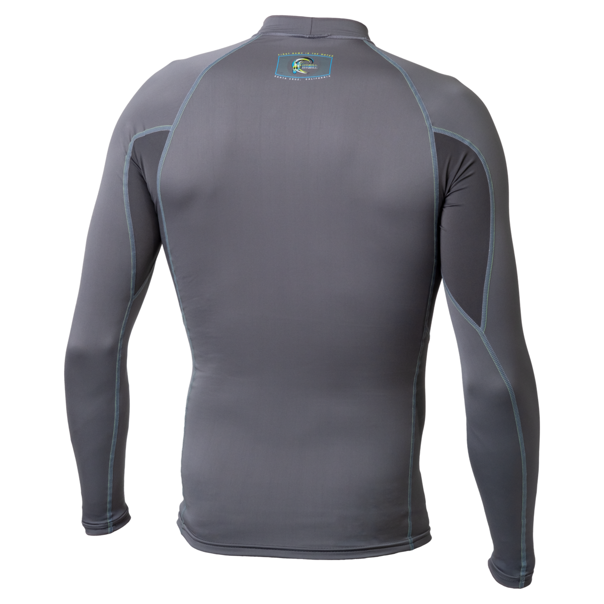 O'Neill Men's Trvlr Graphic Skins Long Sleeve Rash Guard — Smk/Grp/Smk:Multi(Tri-Glo) (IK6) — additional view