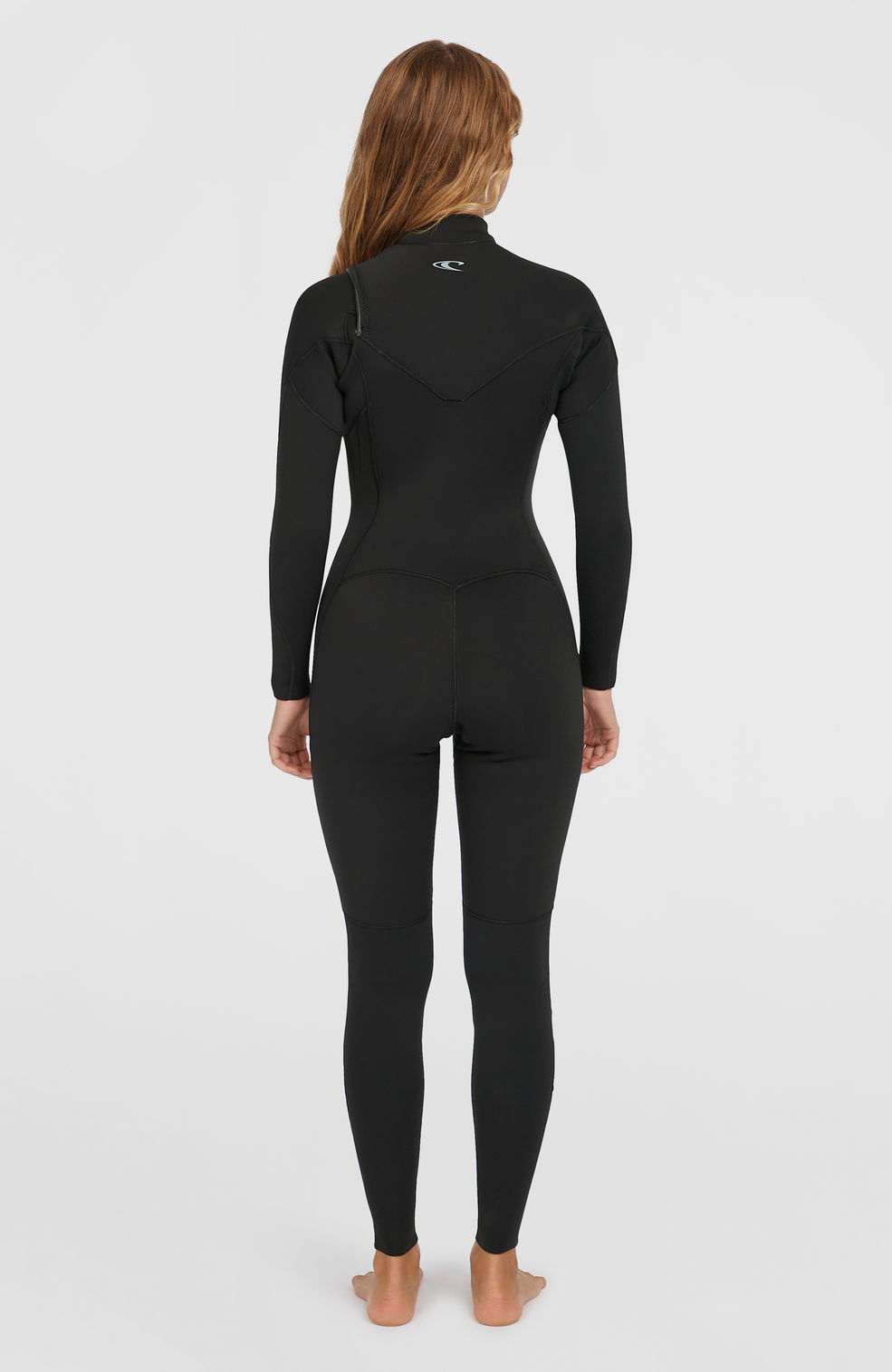O'Neill Women's Epic 3/2mm Chest Zip Full Wetsuit — Black/Black/Black (A05)