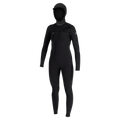 O'Neill Epic 6/4mm Hooded Chest Zip Women's Wetsuit in black - front view