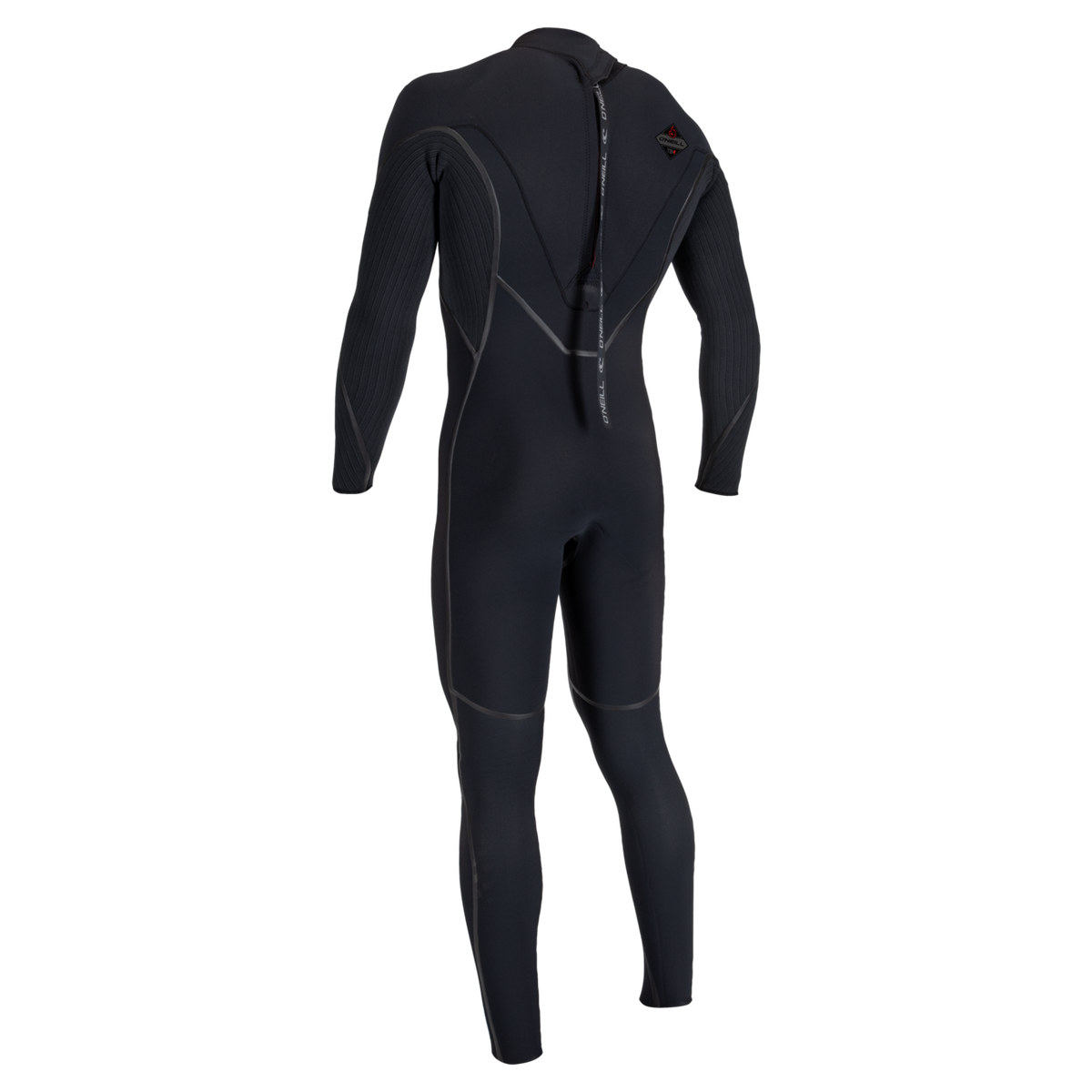O'Neill Men's Hyperfreak Fire 4/3mm+ Back Zip Full Wetsuit — Black/Black (A00) — additional view