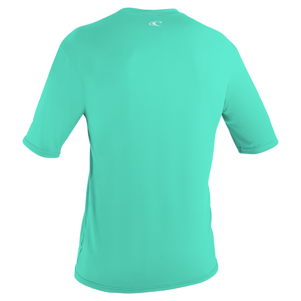 O'Neill Girls' Child Basic Skins Short Sleeve Sun Shirt — Light Aqua (216) — additional view