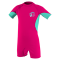 O'Neill Girls' Child Basic Skins UV Spring — Watermelon/Lightaqua/White (IT4) — front