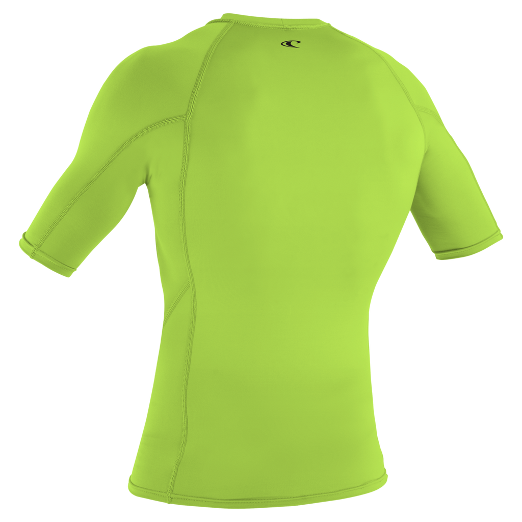 O'Neill Men's Basic Skins Short Sleeve Rash Guard — Lime (187) — additional view
