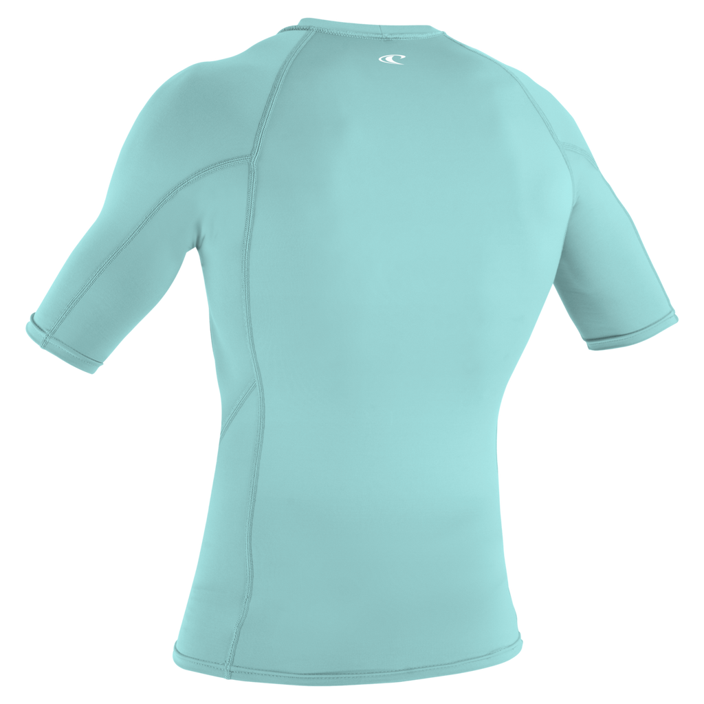 O'Neill Men's Basic Skins Short Sleeve Rash Guard — Canal Blue (427) — additional view