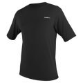 O'Neill Men's Basic Skins Short Sleeve Sun Shirt — Black (002) — front
