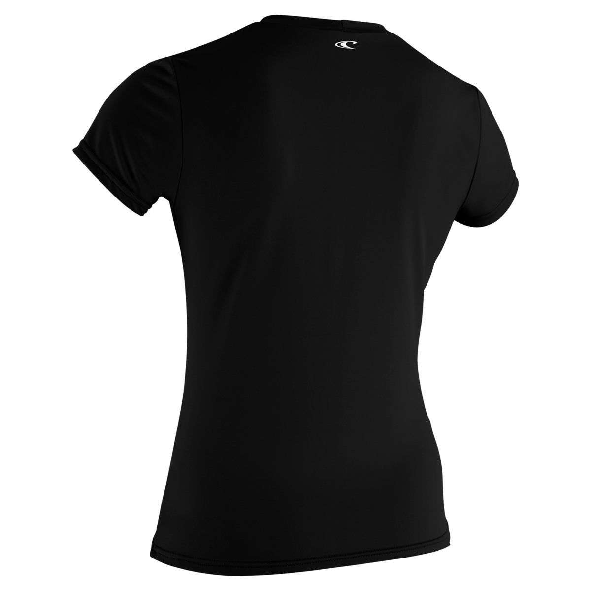 O'Neill Women's Basic Skins Short Sleeve Sun Shirt — Black (002) — additional view
