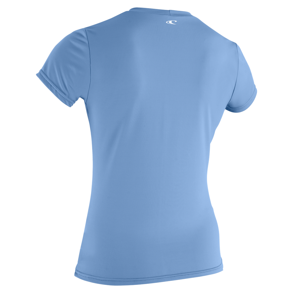O'Neill Women's Basic Skins Short Sleeve Sun Shirt — Azurine (423) — additional view