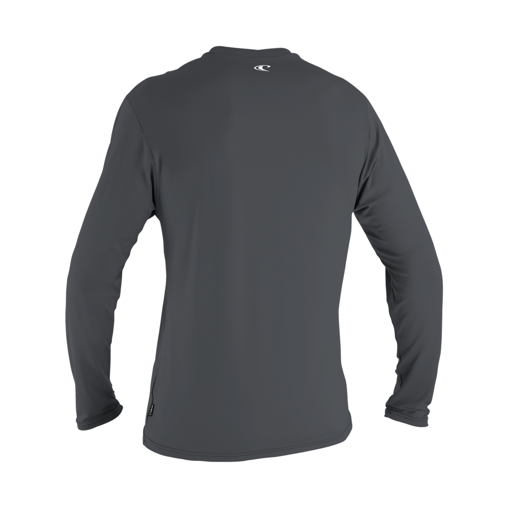 O'Neill Men's Basic Skins Long Sleeve Sun Shirt — Graphite (009) — additional view