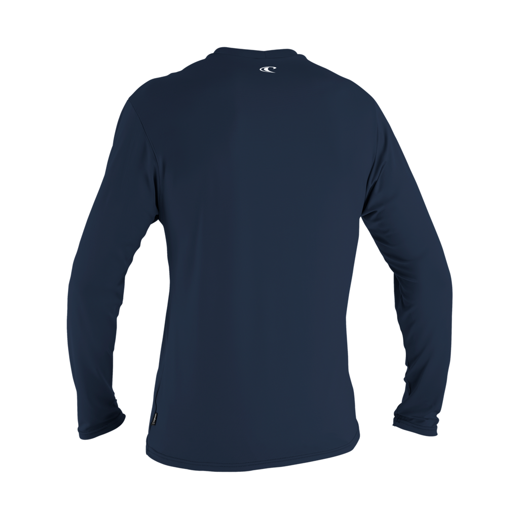 O'Neill Men's Basic Skins Long Sleeve Sun Shirt — Navy (016) — additional view
