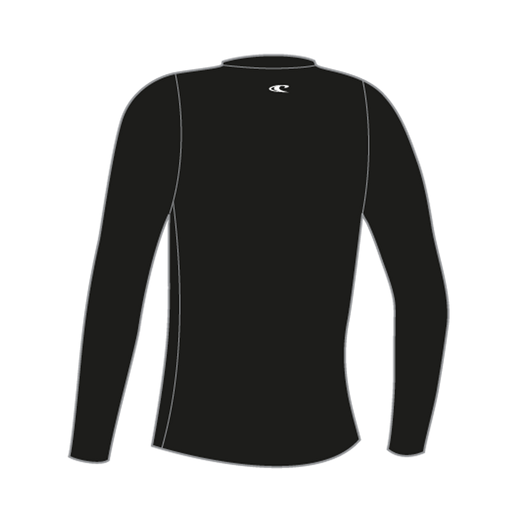 O'Neill Women's Basic Skins Long Sleeve Sun Shirt — Black (002) — additional view