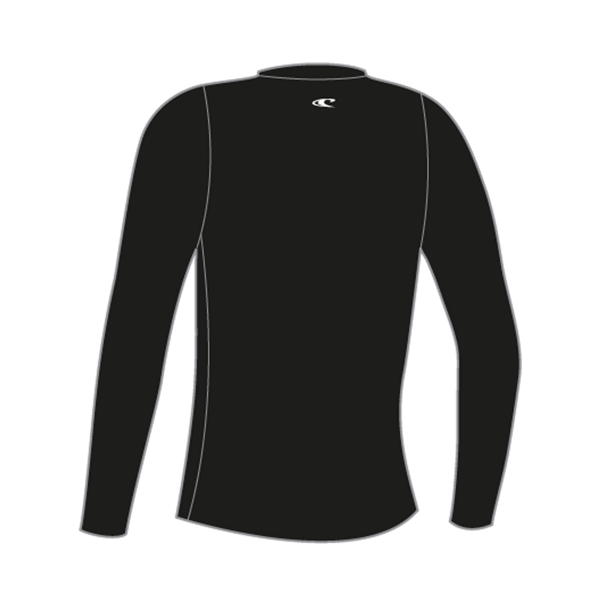 O'Neill Women's Basic Skins Long Sleeve Sun Shirt — Black (002) — additional view