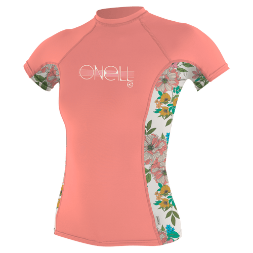 O'Neill Wetsuits - O'Neill Girls Premium Skins Short Sleeve Rash Guard - The Kitesurf Centre