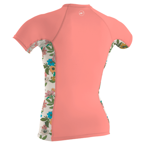 O'Neill Wetsuits - O'Neill Girls Premium Skins Short Sleeve Rash Guard - The Kitesurf Centre