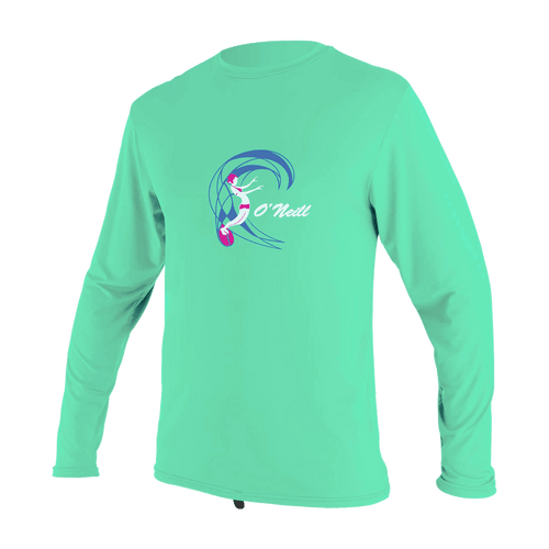 O'Neill Wetsuits - O'Neill Toddler O'Zone Long Sleeve Sun Shirt - Girls - The Kitesurf Centre