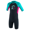 O'Neill Wetsuits - O'Neill Toddler Reactor-2 2mm Back Zip Short Sleeve Spring - Girls Wetsuit - The Kitesurf Centre